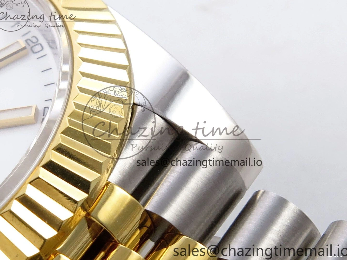 0420 DateJust 41 SS YG ARF 1:1 Best Edition 904L Steel White Stick Dial on Jubilee Bracelet SH3235 (Gain Weight) Seasonal 1223